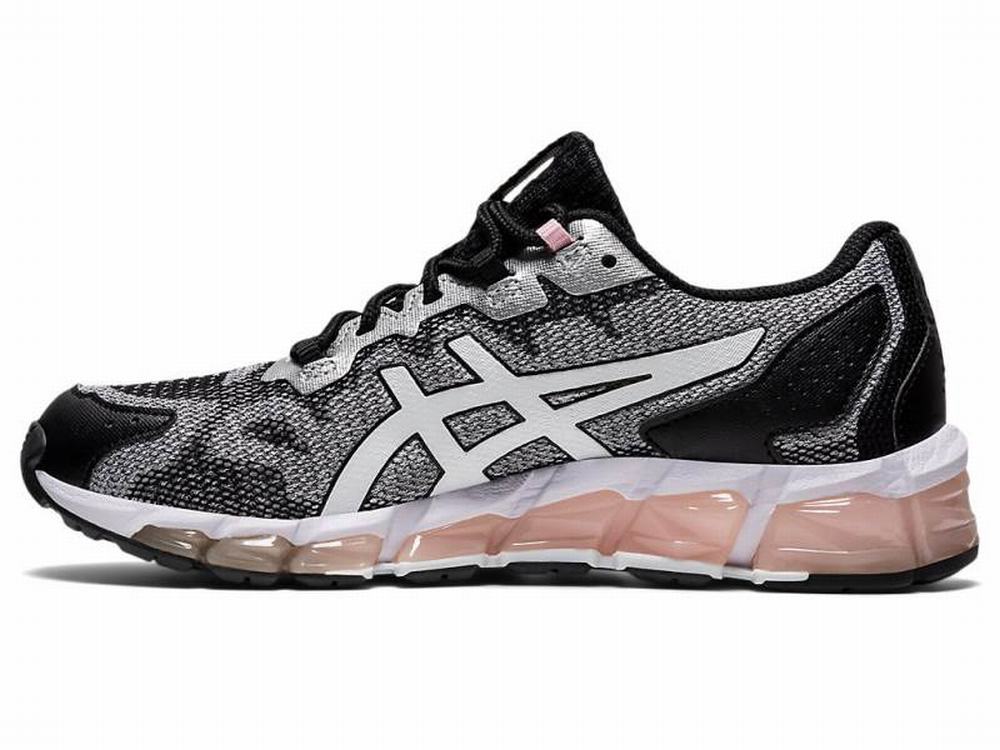 Baskets Asics GEL-QUANTUM 360 6 Femme Noir Blanche | NOE-053864