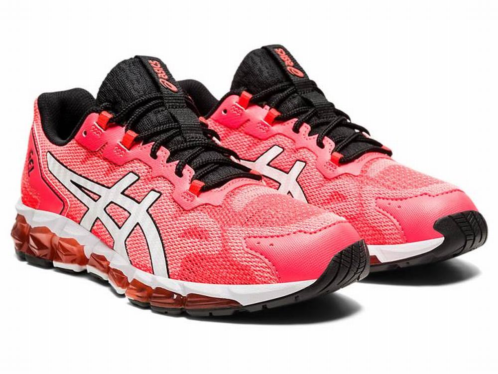 Baskets Asics GEL-QUANTUM 360 6 Femme Orange Rouge Blanche | KFR-137684