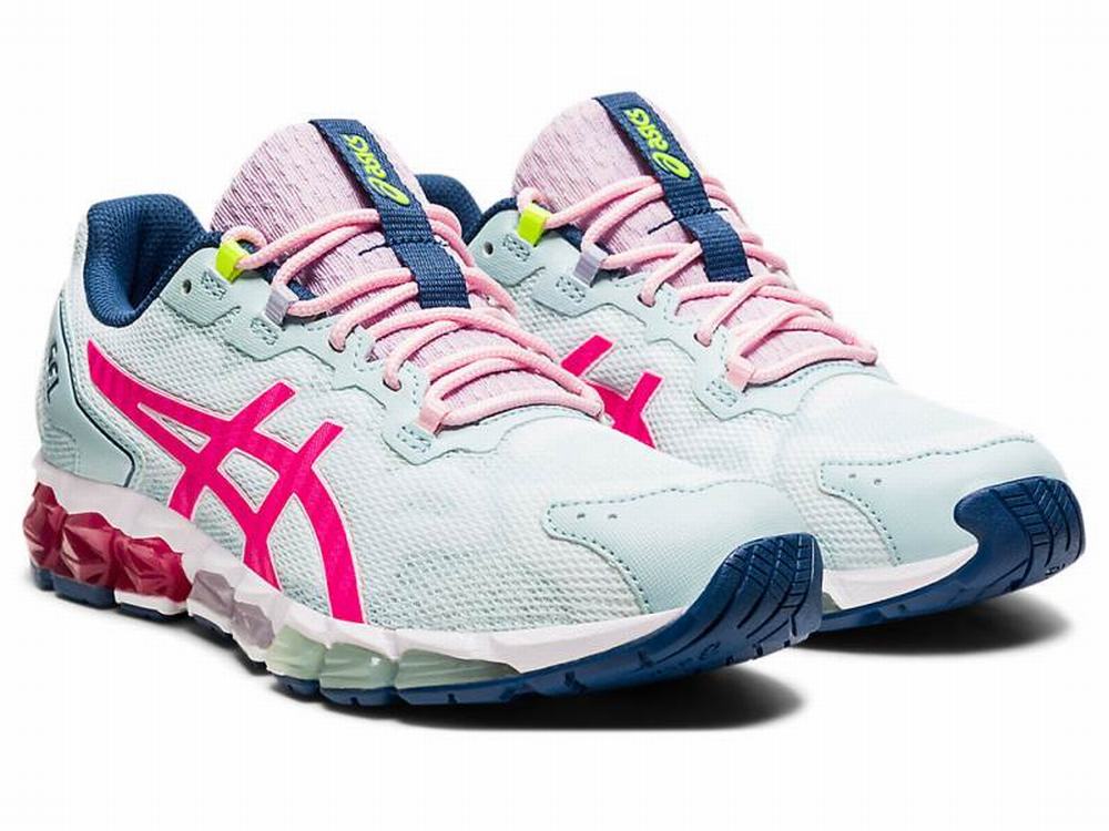 Baskets Asics GEL-QUANTUM 360 6 Femme Turquoise Clair Rose | PBU-450213