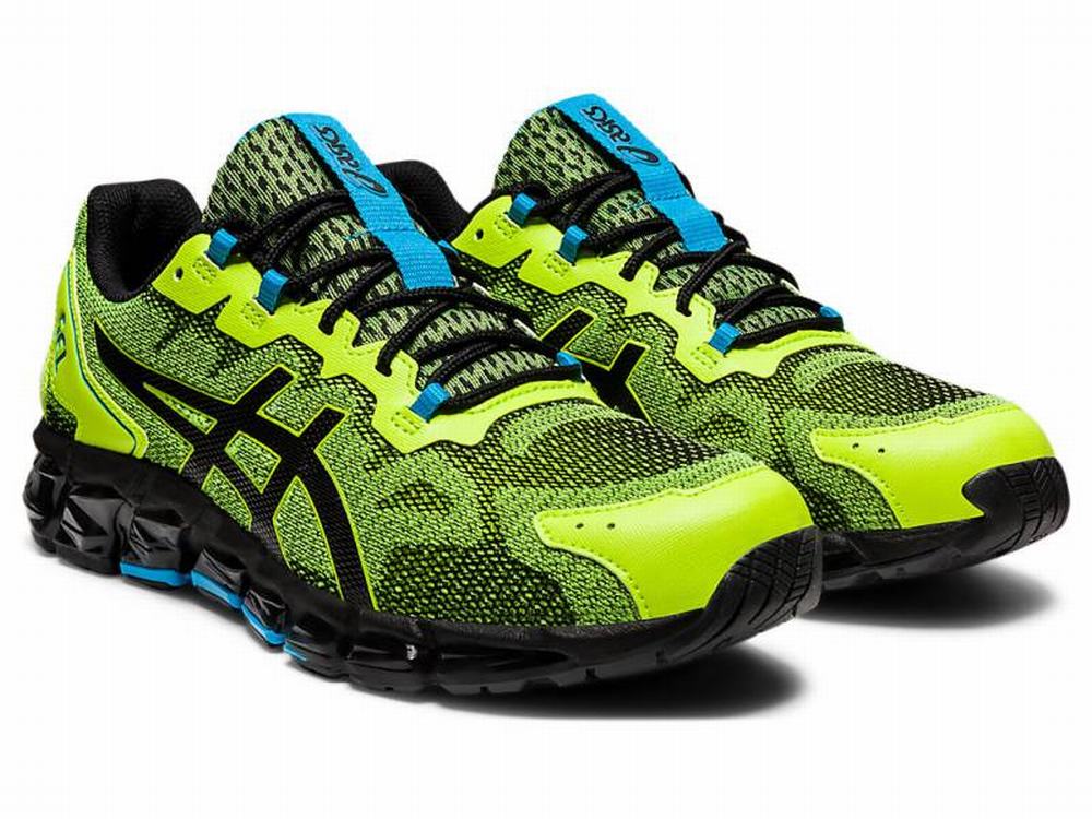 Baskets Asics GEL-QUANTUM 360 6 Homme Noir Vert | JFO-204659