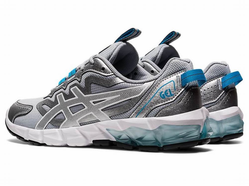 Baskets Asics GEL-QUANTUM 90 3 Femme Argent Bleu | AXV-693741