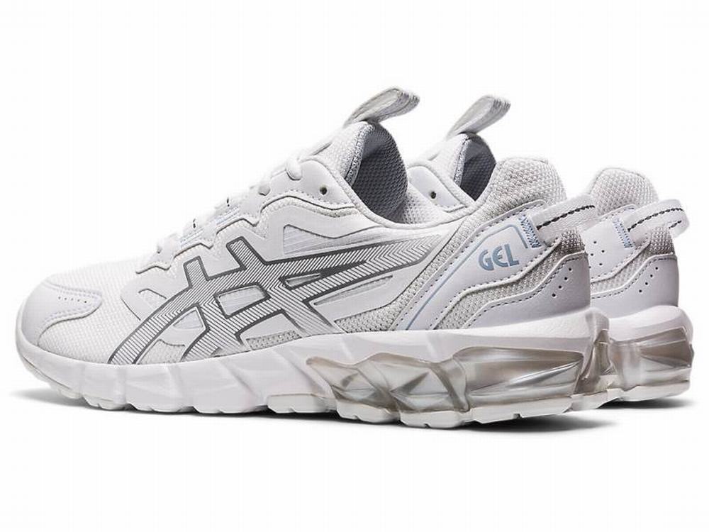 Baskets Asics GEL-QUANTUM 90 3 Femme Blanche Argent | TQV-156047