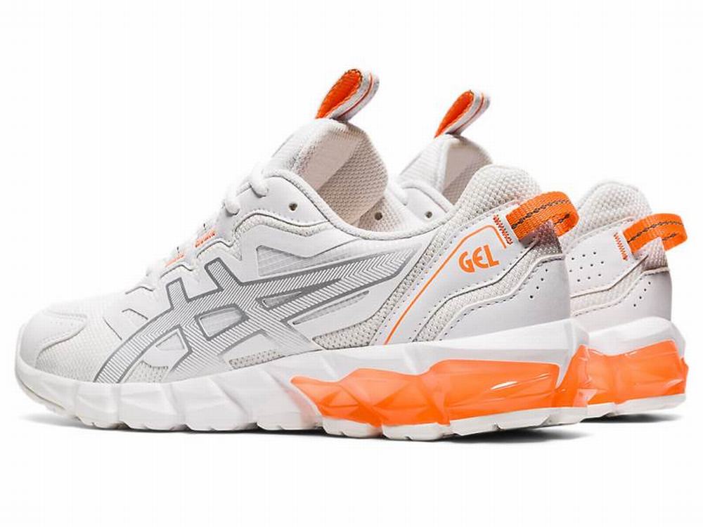 Baskets Asics GEL-QUANTUM 90 3 Femme Blanche Orange | TYI-739425