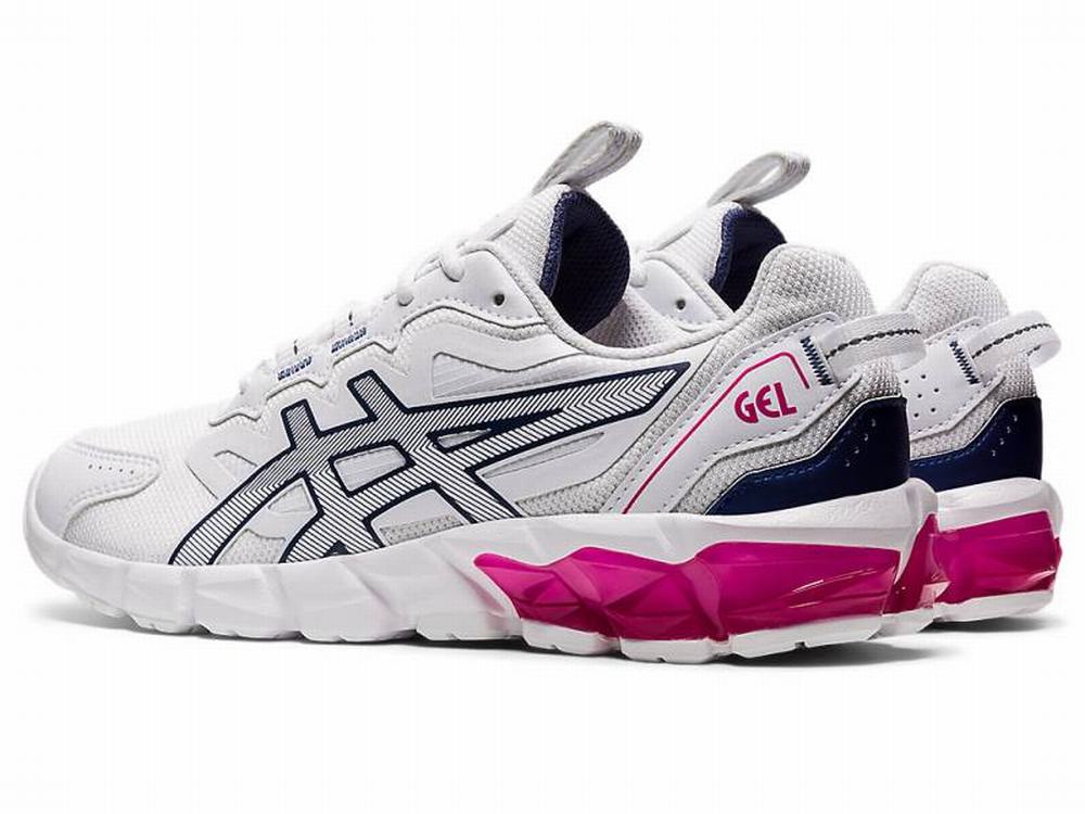 Baskets Asics GEL-QUANTUM 90 3 Femme Blanche Bleu | YCW-465190