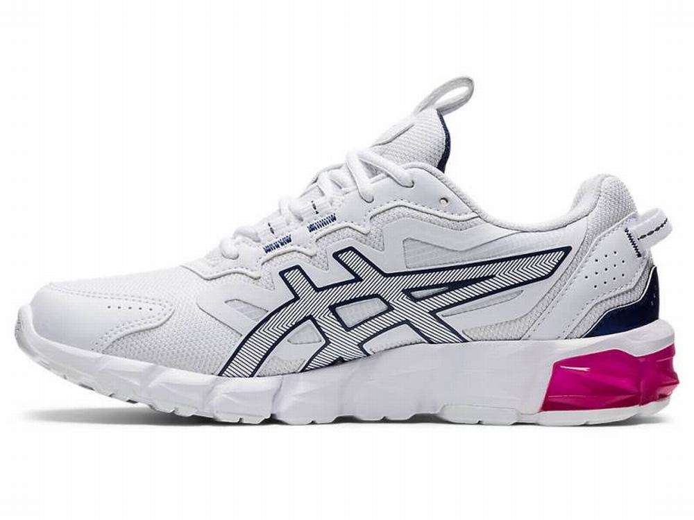 Baskets Asics GEL-QUANTUM 90 3 Femme Blanche Bleu | YCW-465190