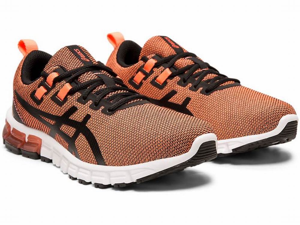 Baskets Asics GEL-QUANTUM 90 Femme Orange Corail Noir | GZL-230479