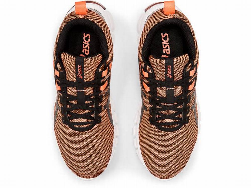 Baskets Asics GEL-QUANTUM 90 Femme Orange Corail Noir | GZL-230479