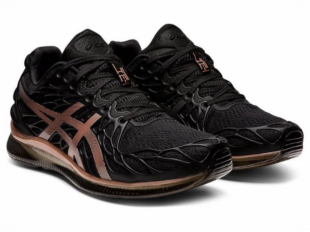 Baskets Asics GEL-QUANTUM INFINITY 2 Femme Noir Rose Doré | PUF-469157