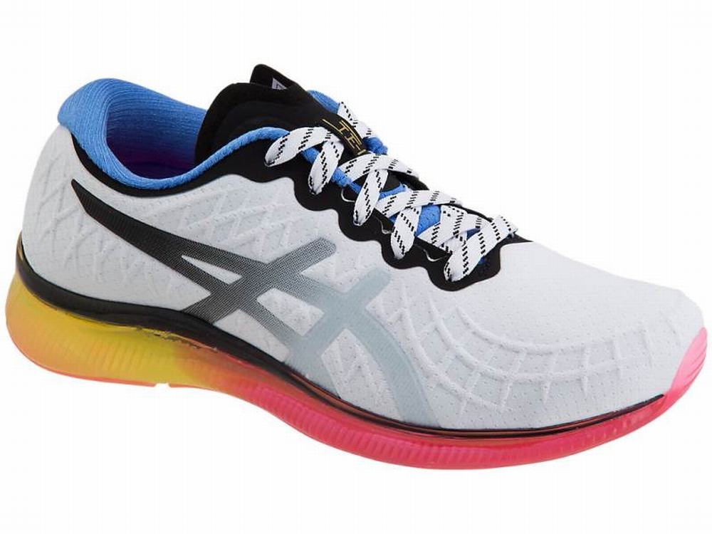 Baskets Asics GEL-Quantum Infinity Femme Blanche Bleu | WFK-806249