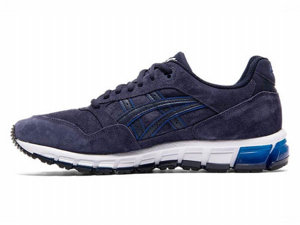 Baskets Asics GEL-SAGA 180 Homme Noir Bleu Foncé | XDT-593172