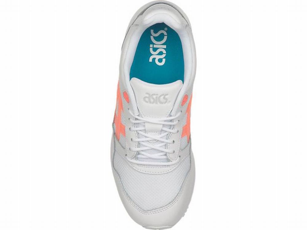 Baskets Asics GEL-SAGA Femme Blanche Orange Corail | FGH-567390