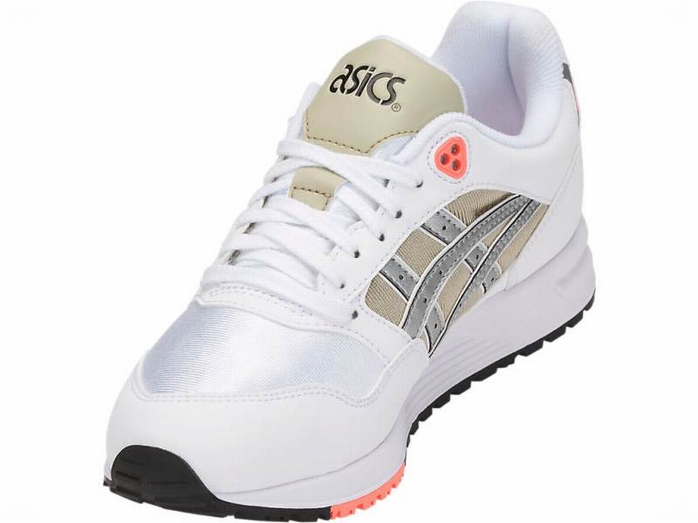 Baskets Asics GEL-SAGA Femme Kaki Argent | ZTQ-705869