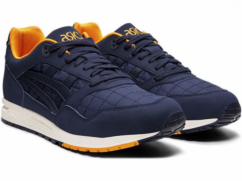 Baskets Asics GEL-SAGA Homme Bleu Foncé | IVM-413807