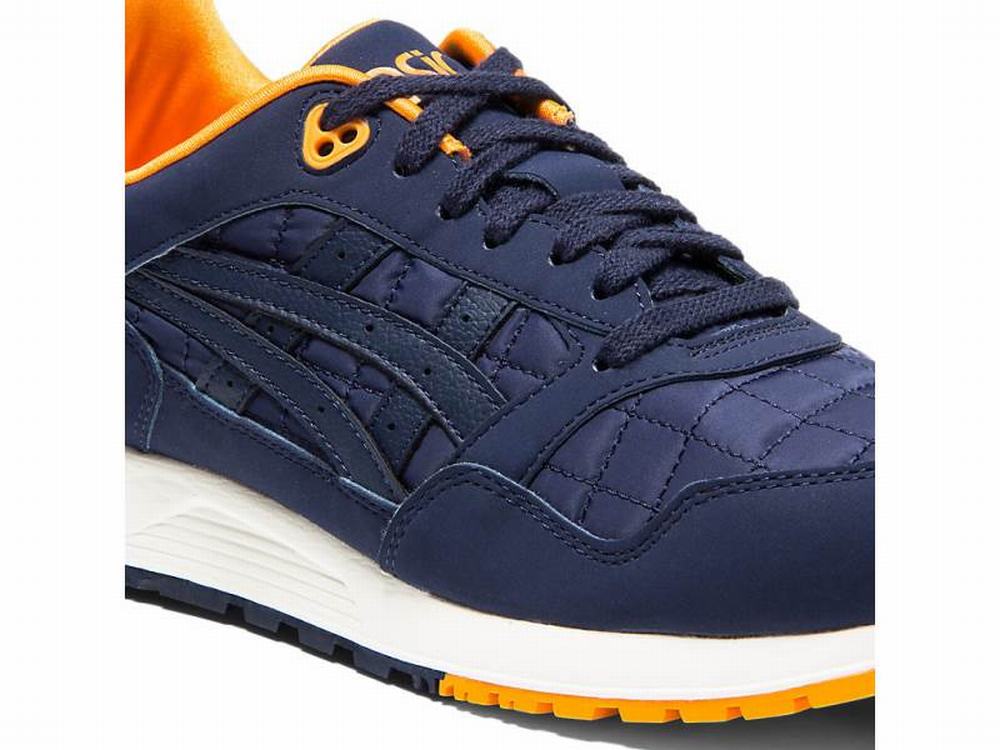 Baskets Asics GEL-SAGA Homme Bleu Foncé | IVM-413807