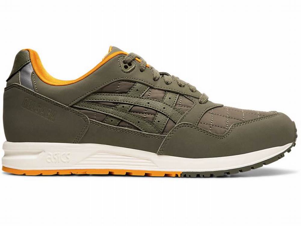 Baskets Asics GEL-SAGA Homme Vert | RYB-054731