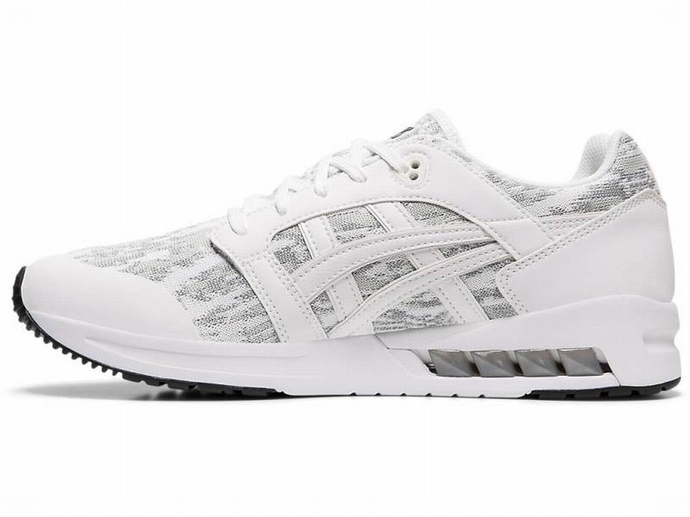 Baskets Asics GEL-SAGA SOU Homme Blanche Grise | TLF-769843