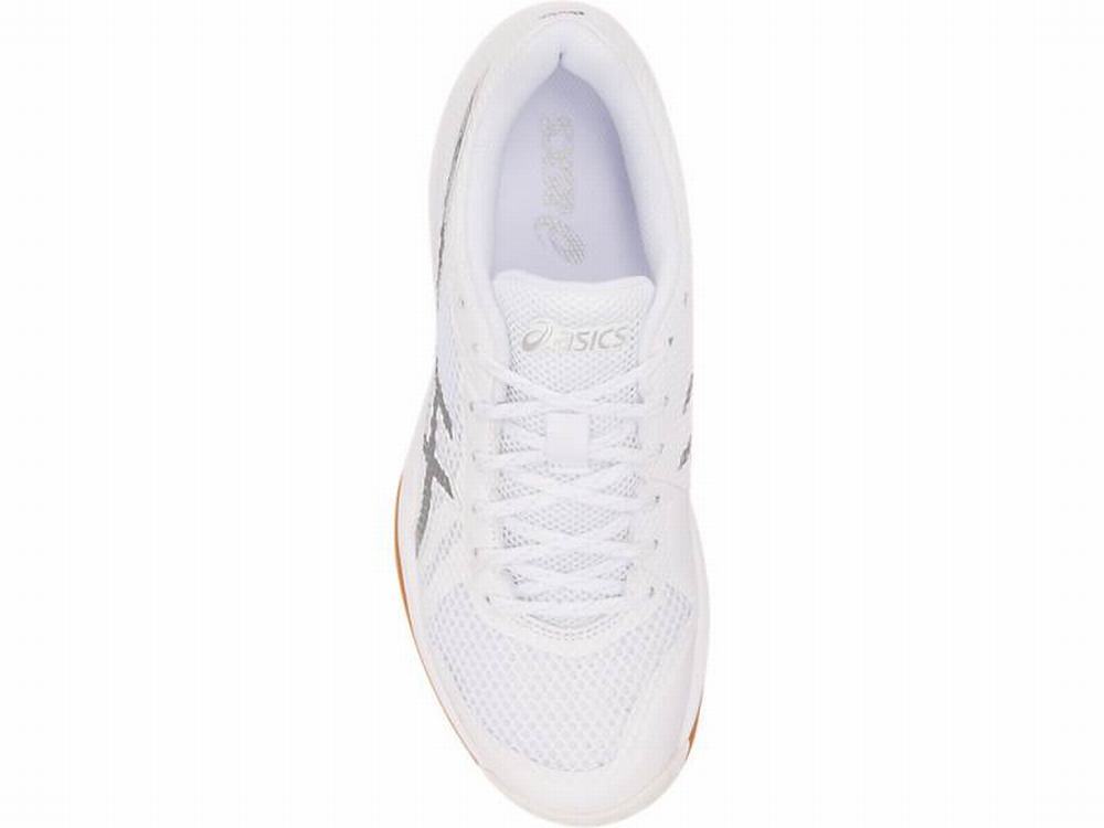 Baskets Asics GEL-TACTIC 2 Femme Blanche Argent | HSB-328450