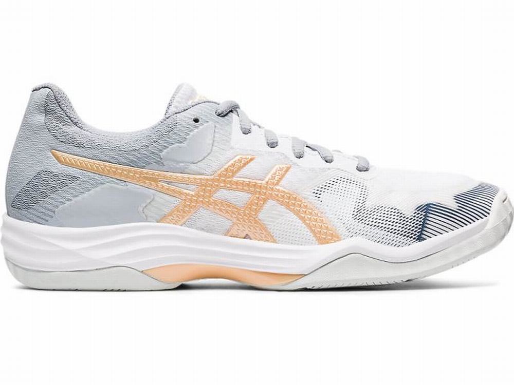 Baskets Asics GEL-TACTIC 2 Femme Blanche | RQK-873640