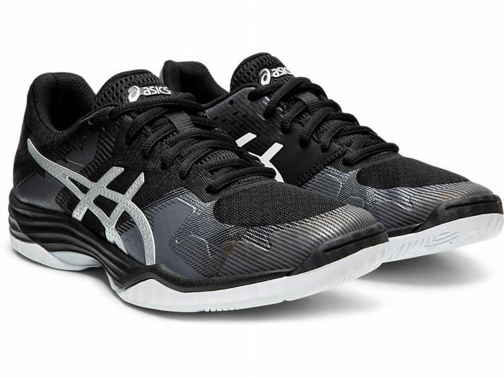 Baskets Asics GEL-TACTIC 2 Femme Noir Argent | VFJ-895643