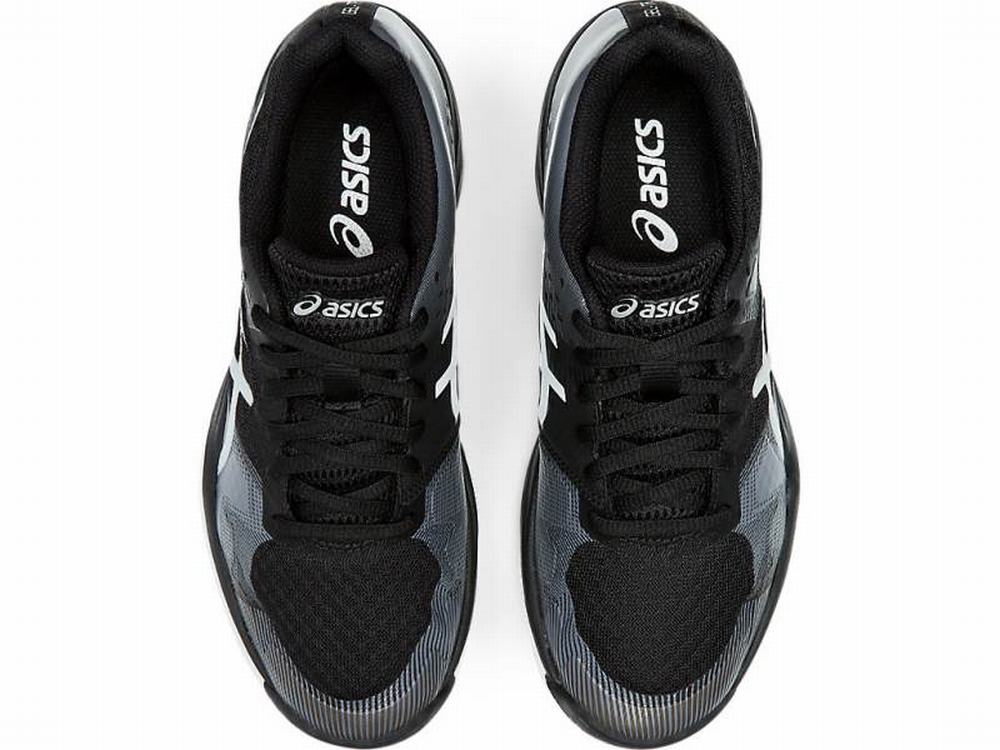 Baskets Asics GEL-TACTIC 2 Femme Noir Argent | VFJ-895643