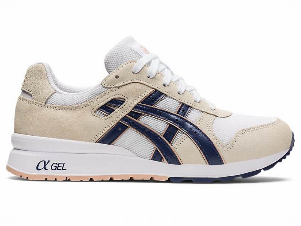 Baskets Asics GT-II Femme Blanche Bleu | ITA-569780