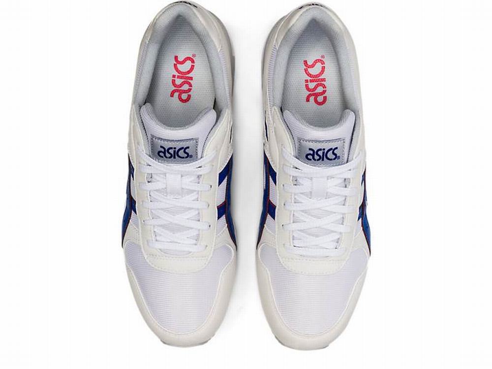 Baskets Asics GT-II Homme Blanche Bleu | MCS-684951