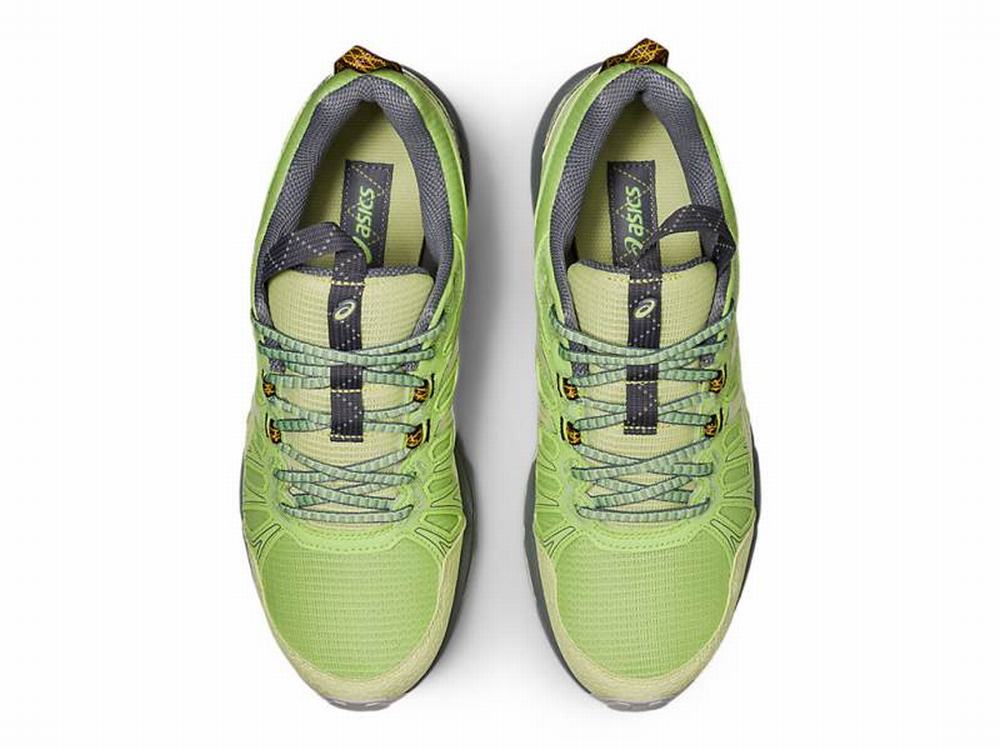 Baskets Asics HN1-S GEL-VENTURE Homme Vert Jaune | TOC-394750