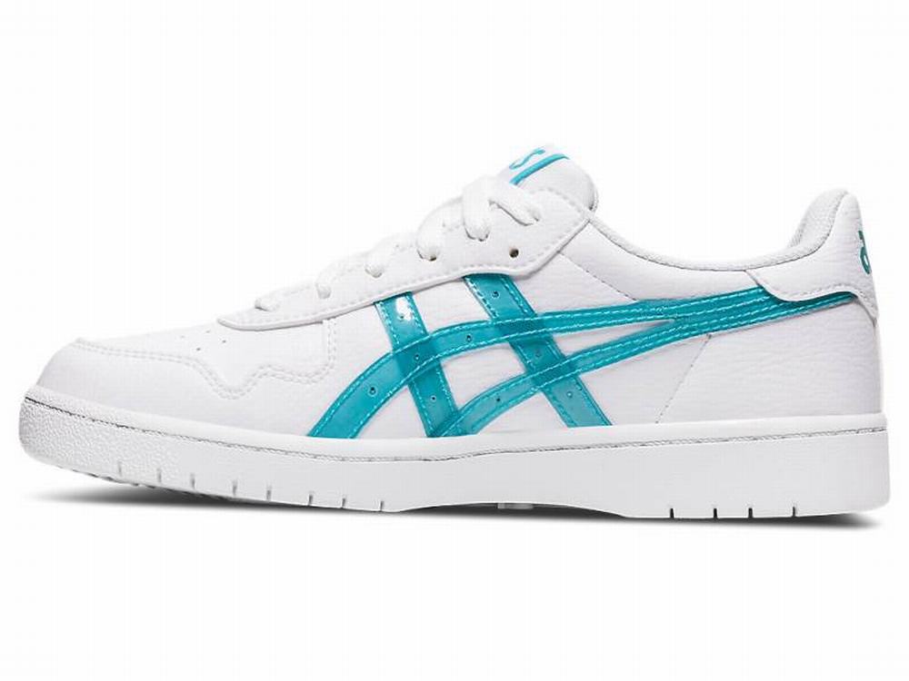 Baskets Asics JAPAN S Femme Blanche Bleu | FPM-048135