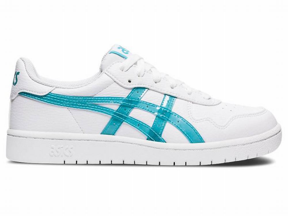 Baskets Asics JAPAN S Femme Blanche Bleu | FPM-048135