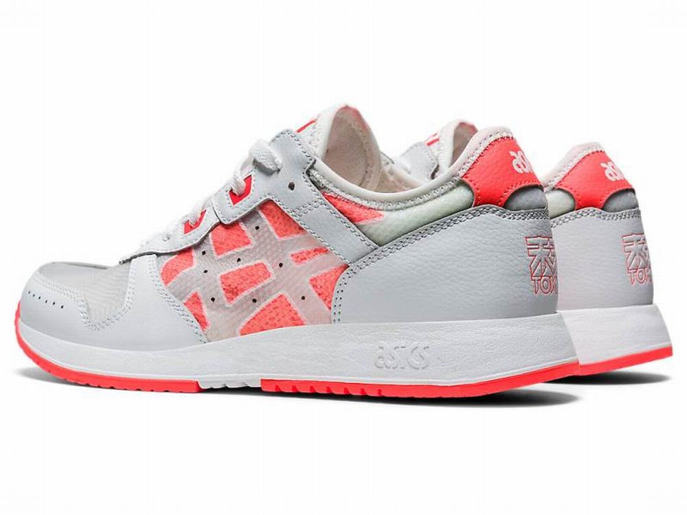 Baskets Asics LYTE CLASSIC Femme Blanche Orange Rouge | APS-175698