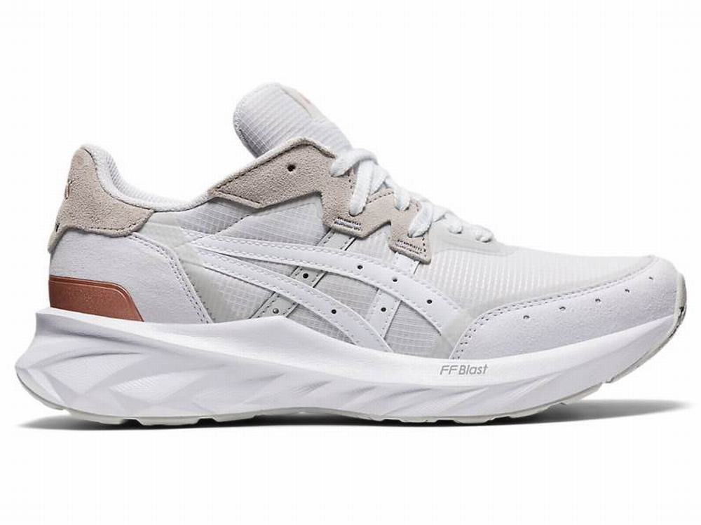 Baskets Asics TARTHER BLAST Femme Blanche | NKH-683719