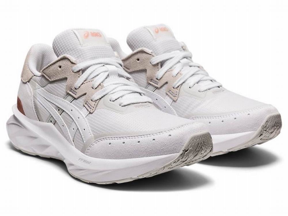 Baskets Asics TARTHER BLAST Femme Blanche | NKH-683719