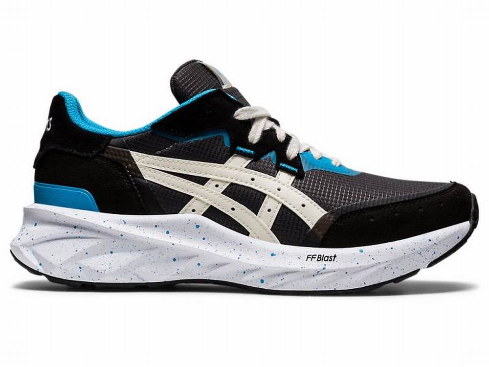 Baskets Asics TARTHER BLAST Femme Noir Bleu | NOC-236970