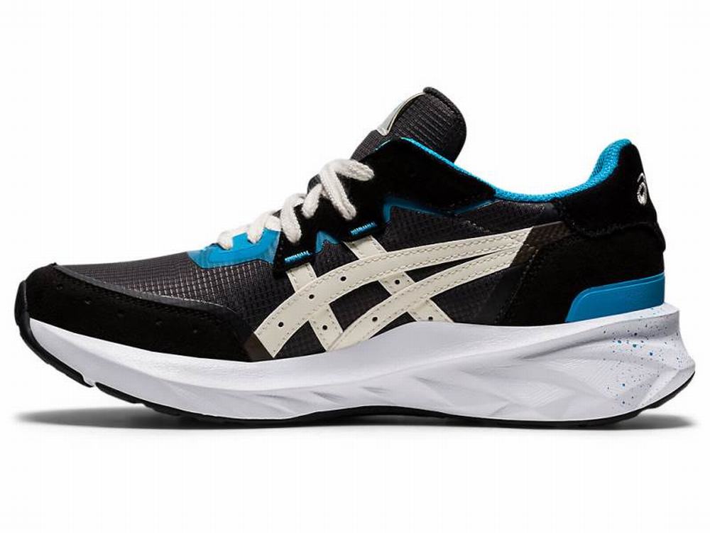 Baskets Asics TARTHER BLAST Femme Noir Bleu | NOC-236970