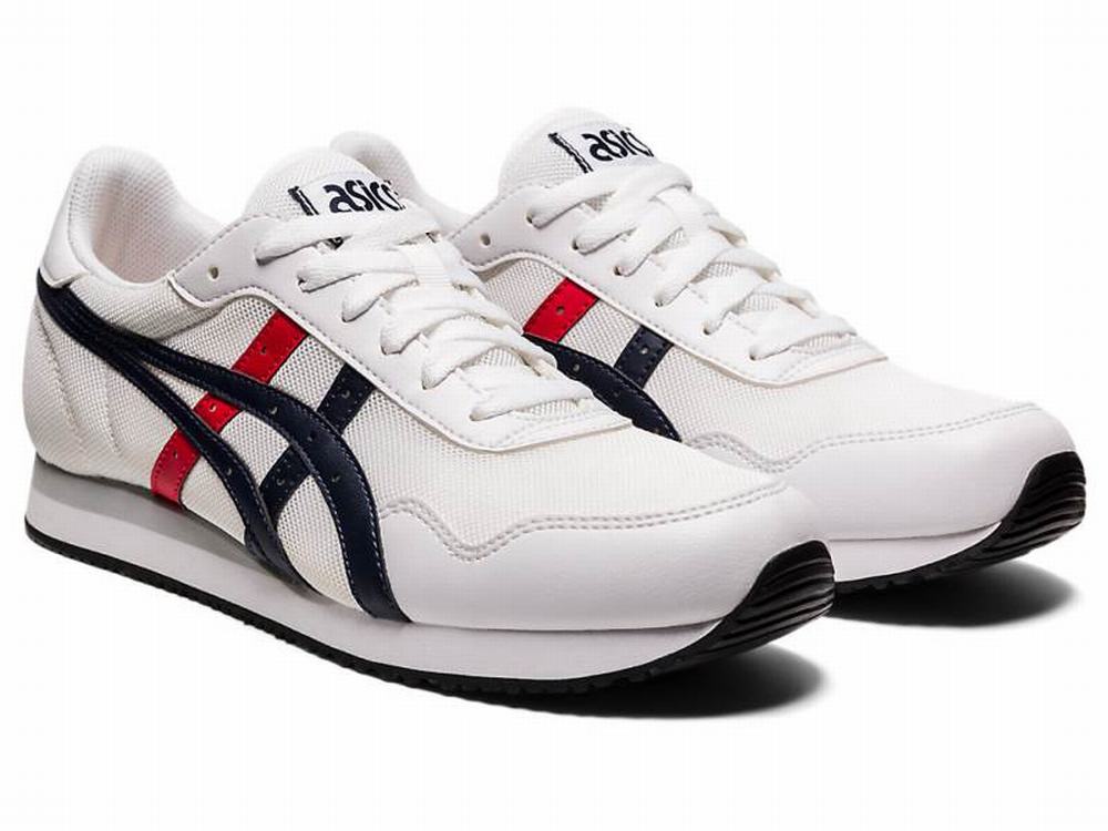 Baskets Asics TIGER RUNNER Homme Blanche | OMB-401783