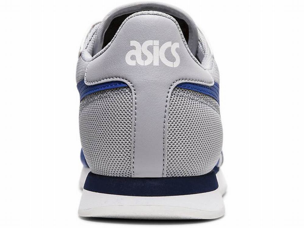 Baskets Asics TIGER RUNNER Homme Grise Bleu | JWI-253974