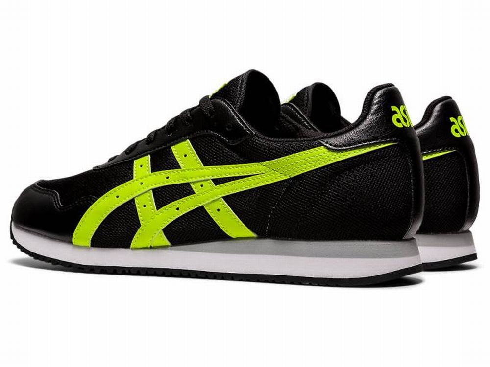 Baskets Asics TIGER RUNNER Homme Noir Vert | SEG-725609