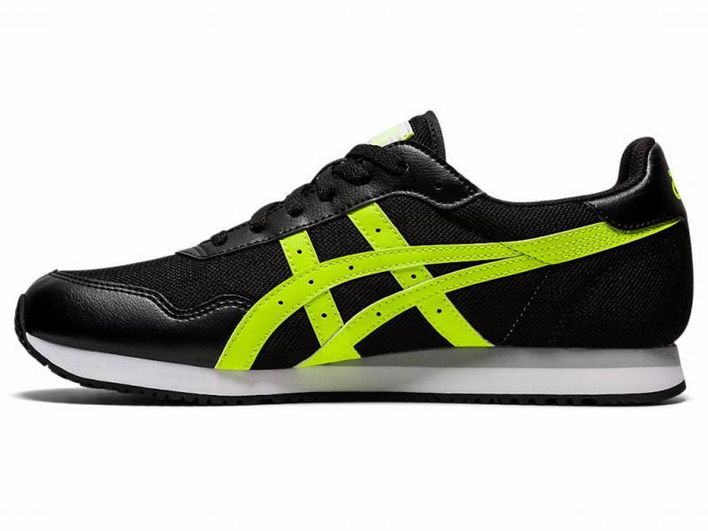 Baskets Asics TIGER RUNNER Homme Noir Vert | SEG-725609