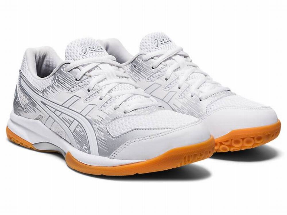 Chaussures De Handball Asics GEL-FURTHERUP Femme Blanche | QKF-340765