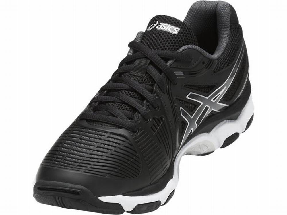 Chaussures De Handball Asics GEL-Netburner Ballistic Femme Noir Blanche Grise Foncé | FGX-183650