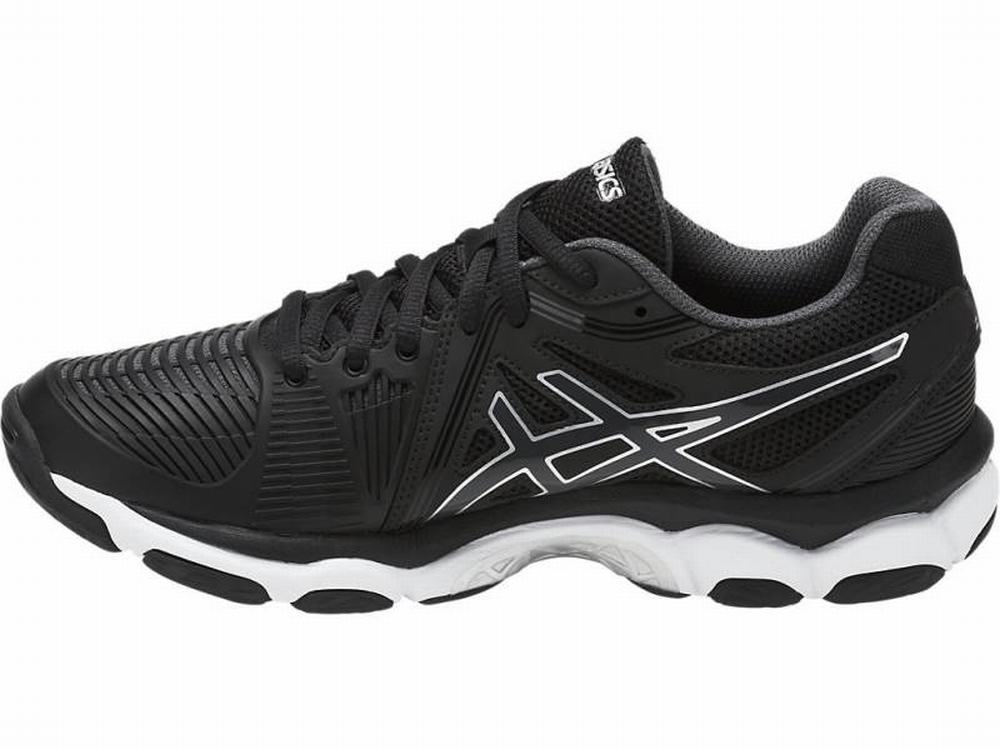 Chaussures De Handball Asics GEL-Netburner Ballistic Femme Noir Blanche Grise Foncé | FGX-183650