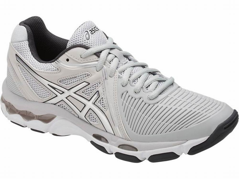 Chaussures De Handball Asics GEL-Netburner Ballistic Femme Argent Grise Foncé | GCP-543217