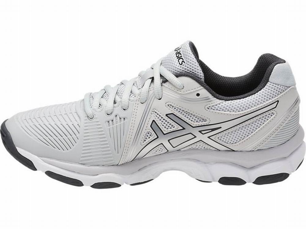 Chaussures De Handball Asics GEL-Netburner Ballistic Femme Argent Grise Foncé | GCP-543217