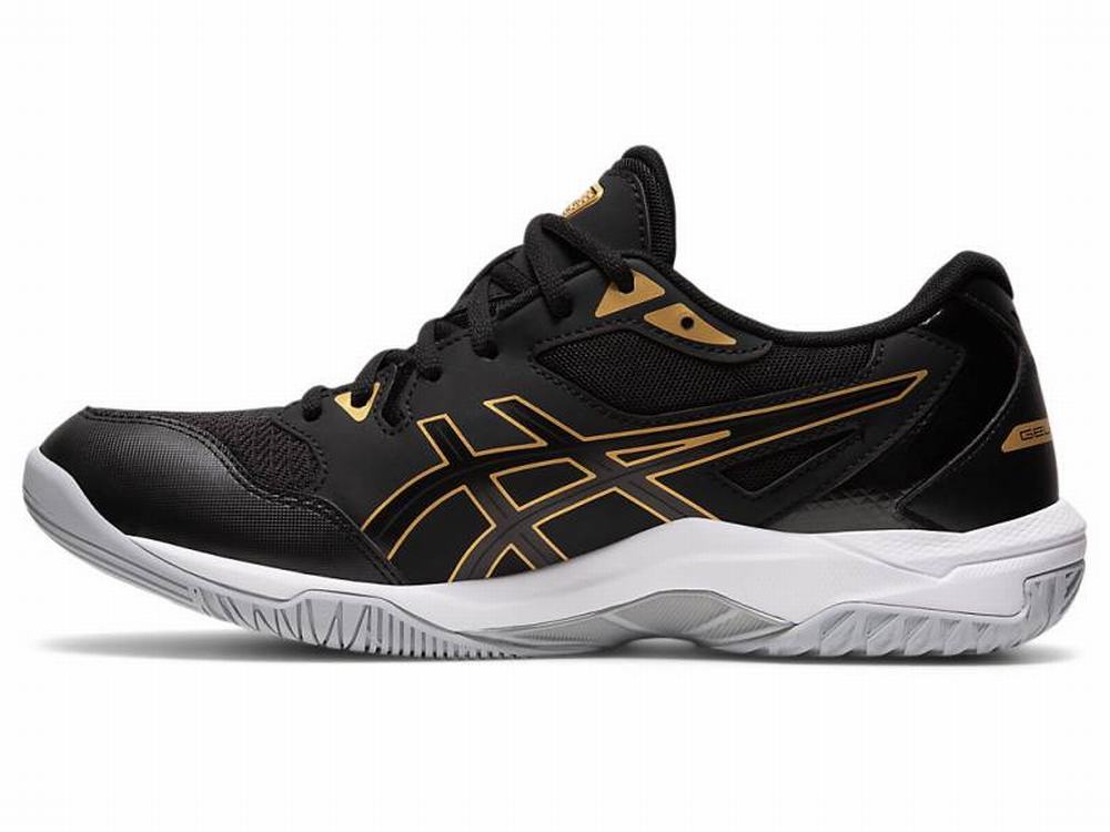 Chaussures De Handball Asics GEL-ROCKET 10 Homme Noir Doré | CKZ-179204