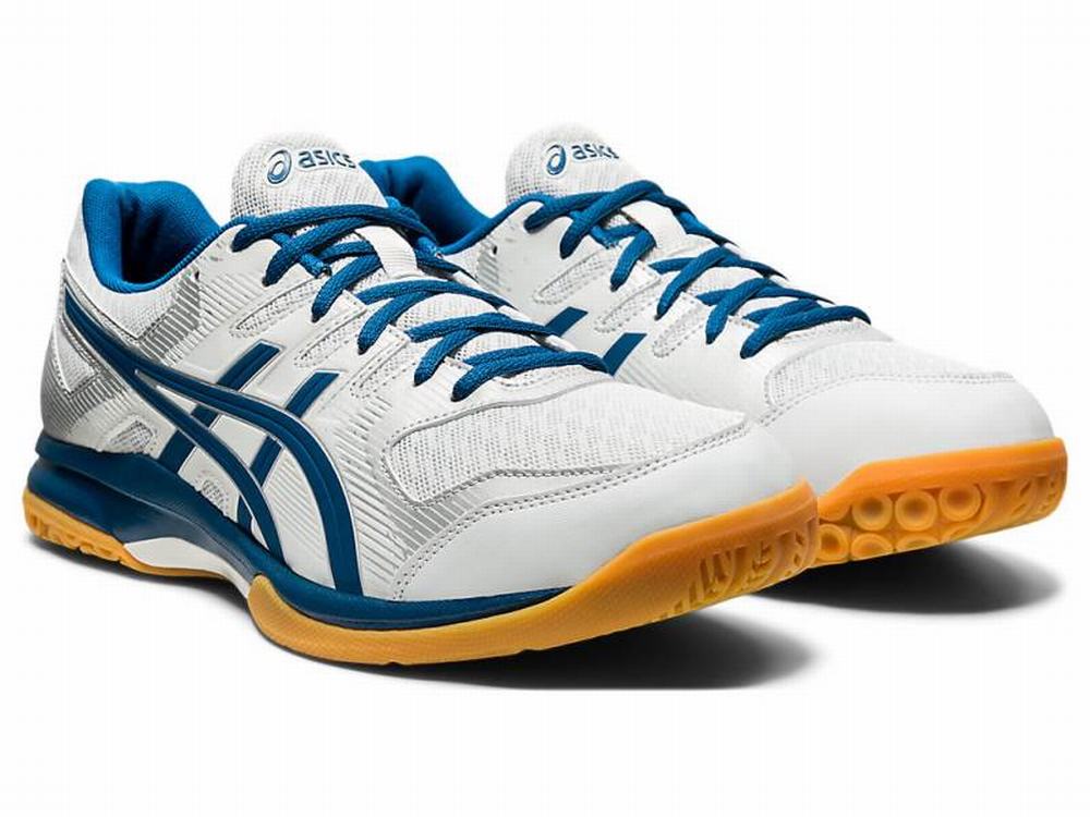 Chaussures De Handball Asics GEL-ROCKET 9 Homme Grise Bleu | LVZ-290567