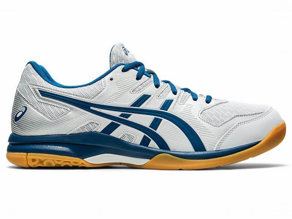 Chaussures De Handball Asics GEL-ROCKET 9 Homme Grise Bleu | LVZ-290567