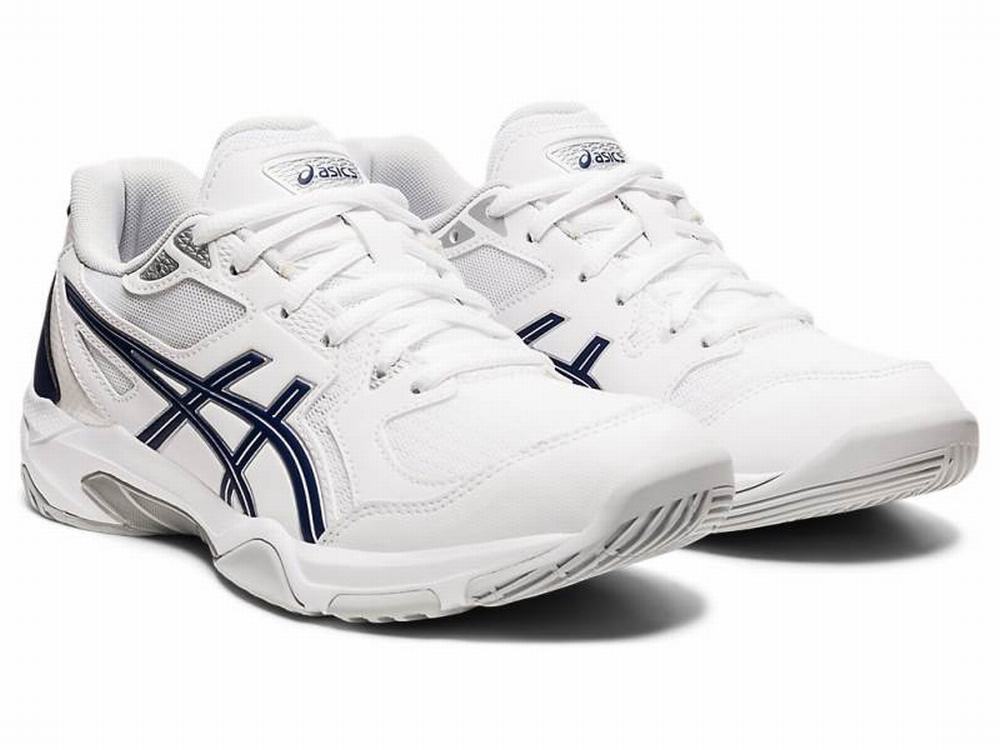 Chaussures De Handball Asics GEL-ROCKET 10 Femme Bleu Marine Blanche | MPT-126795