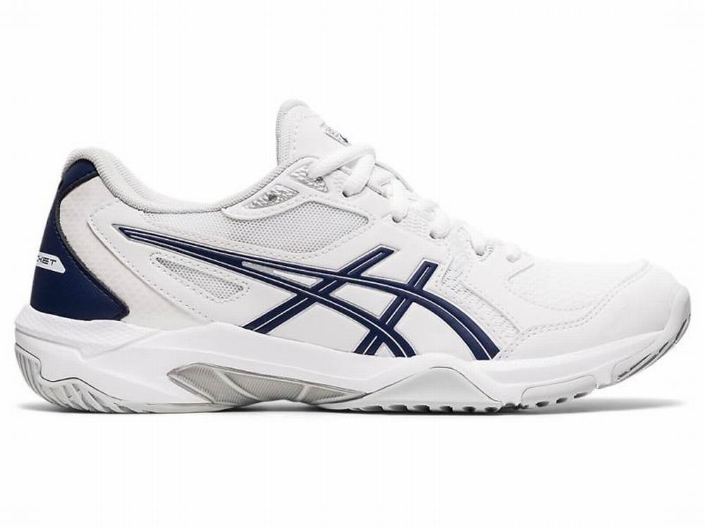 Chaussures De Handball Asics GEL-ROCKET 10 Femme Bleu Marine Blanche | MPT-126795