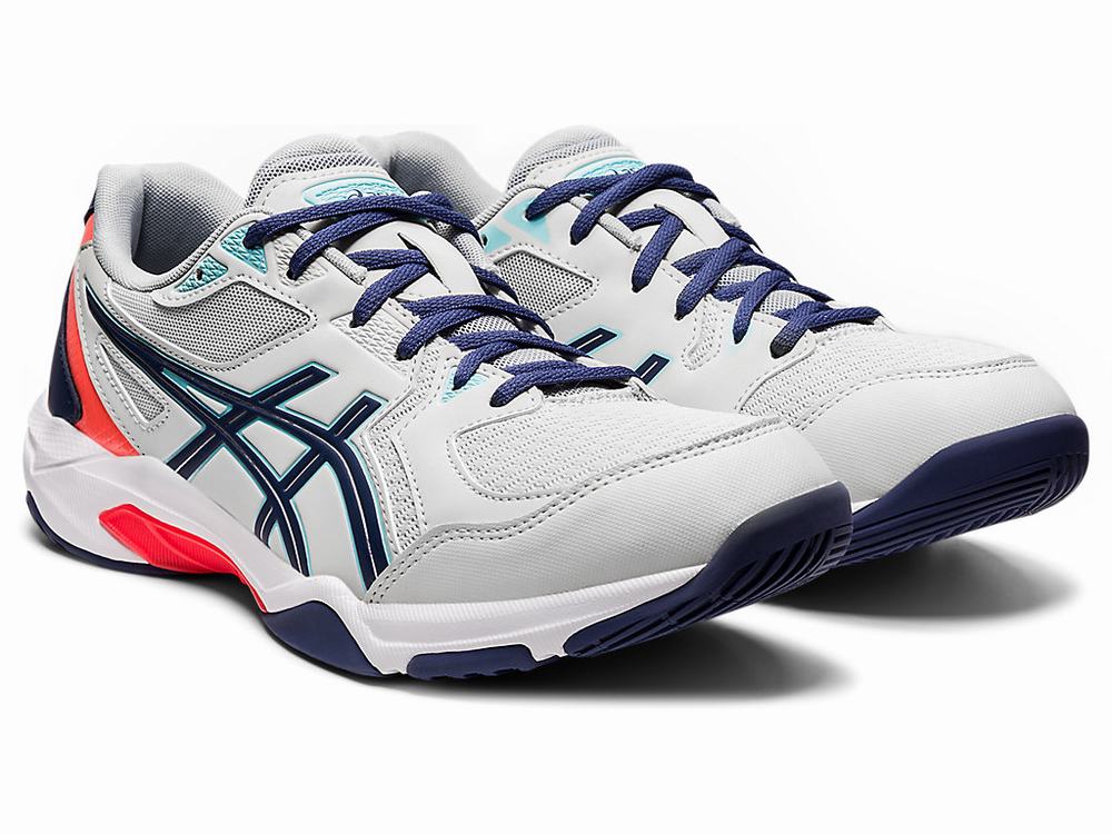 Chaussures De Handball Asics GEL-ROCKET 10 Homme Grise Orange Rouge | NSB-763209