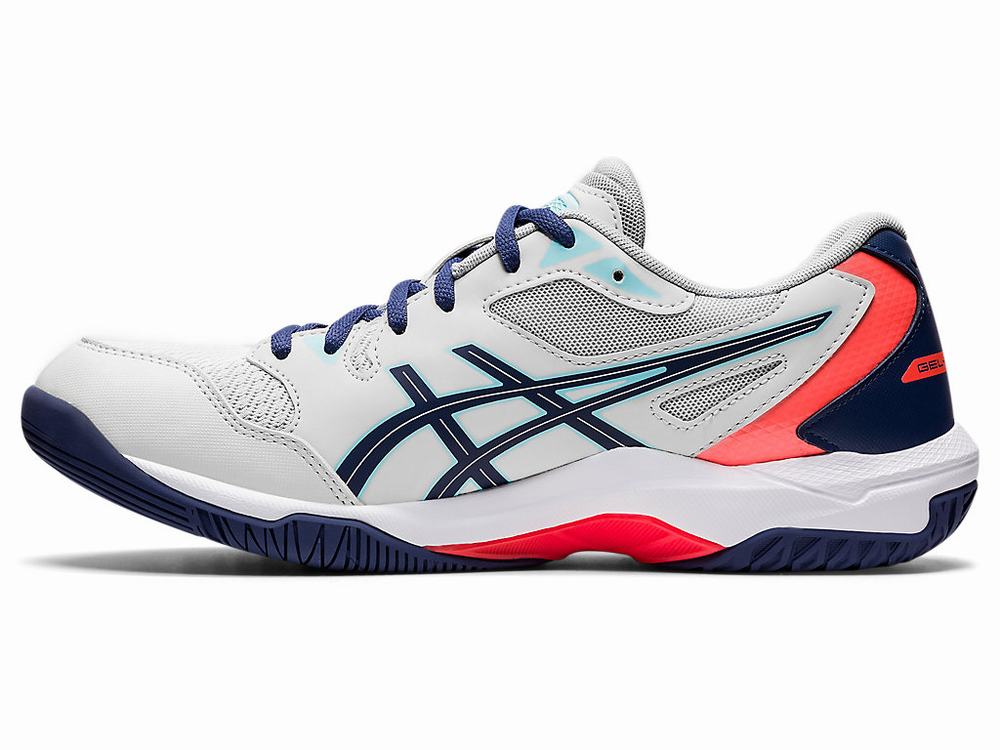 Chaussures De Handball Asics GEL-ROCKET 10 Homme Grise Orange Rouge | NSB-763209